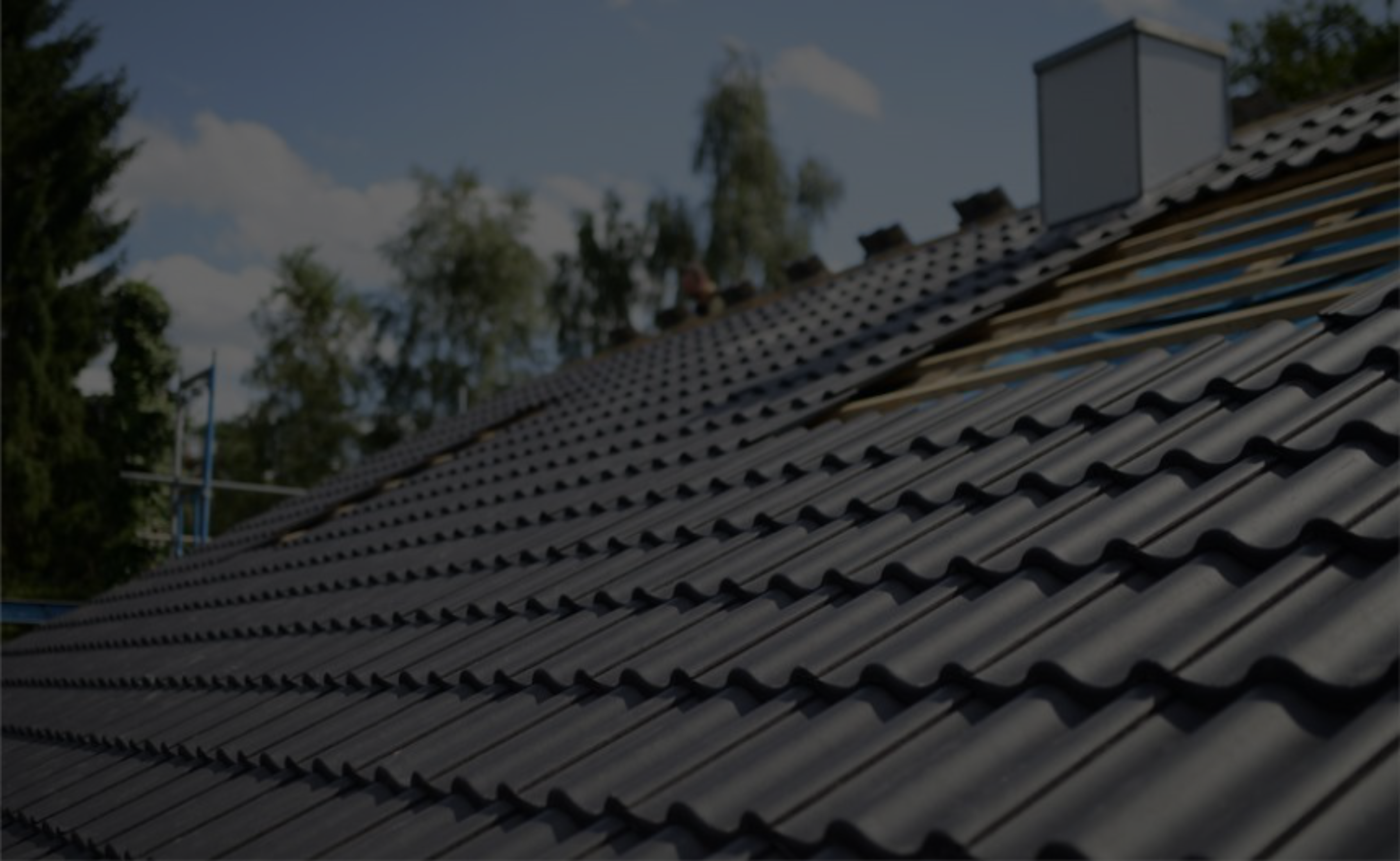 Premium aluminum roofing installation in Nigeria